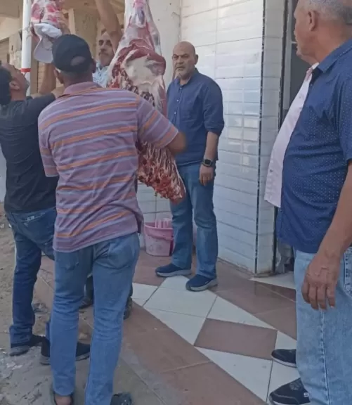 ضبط لحوم مذبوحة خارج المجازر فى قويسنا والقرى المجاورة