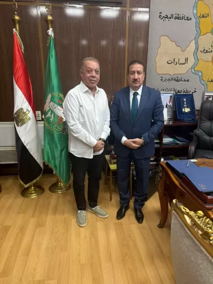 اللواء إبراهيم أبو ليمون يلتقى النائب أسامة شرشر