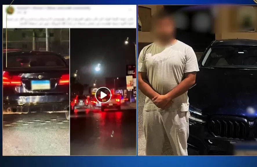 تجاوز السرعة.. ضبط طالب قادة سيارة برعونة وعرض حياته والمواطنين للخطر بالعبور