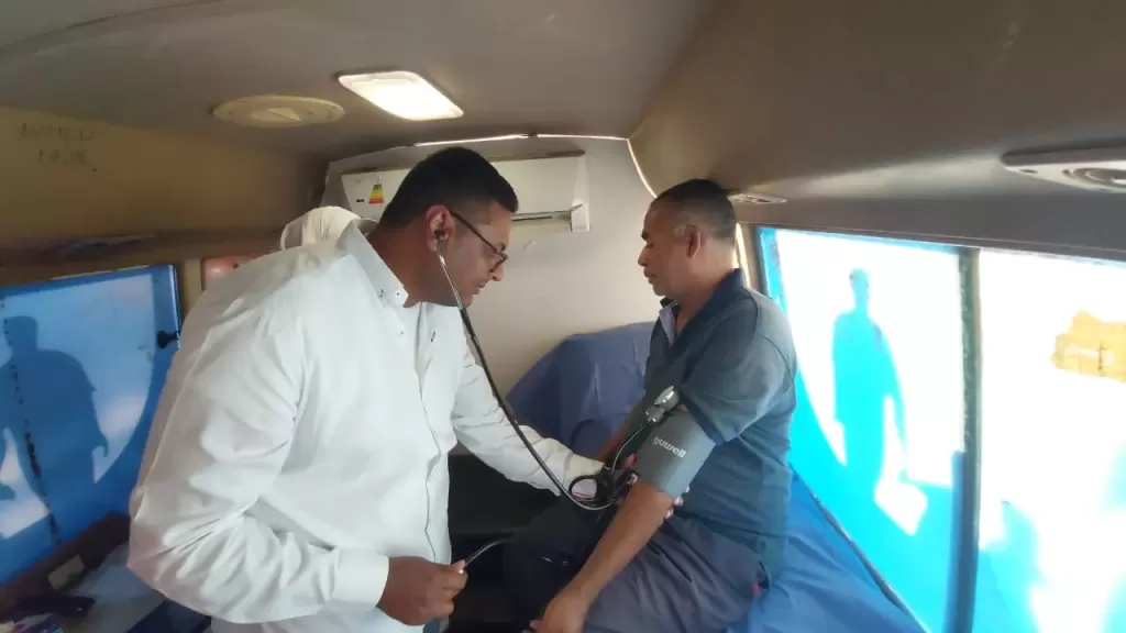 تدشين المرحلة الثالثة من المبادرة الرئاسية ١٠٠ يوم صحة بالبحر الأحمر