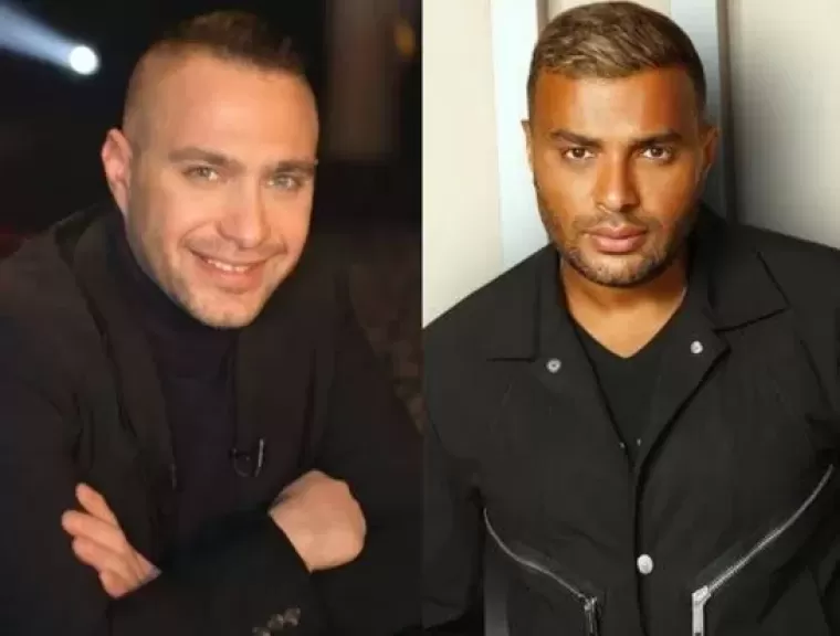 بالفيديو..حسام حبيب يبارك لرامي صبري على أغنية «بحكيلك عن الأيام»