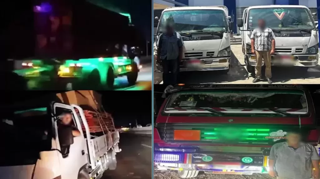 السرعة الزائدة.. وراء ضبط 3 سائقي نقل في أخطر مخالفة مرورية بالقليوبية