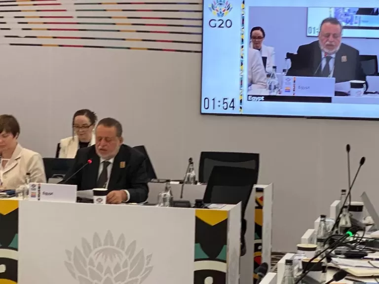 وفد مصري يشارك في الاجتماع الثالث لوزراء المالية ومحافظي البنوك المركزية لمجموعة العشرين «G20» بجنوب أفريقيا
