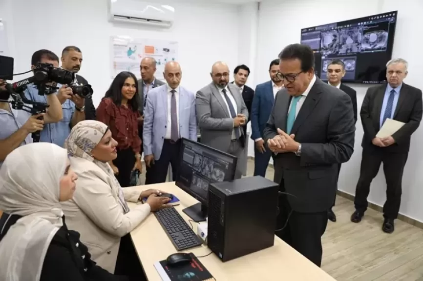 وزير الصحة يفتتح أول معمل محاكاة متطور بالمعهد الصحي بالإسماعيلية