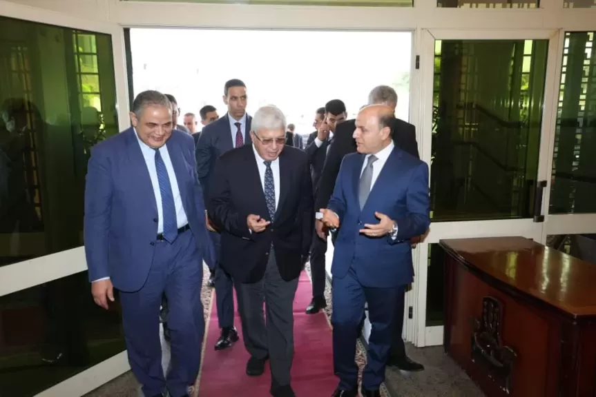 محافظ كفرالشيخ يستقبل وزير التعليم العالي لبحث عدد من الملفات فى مستهل زيارته للجامعة