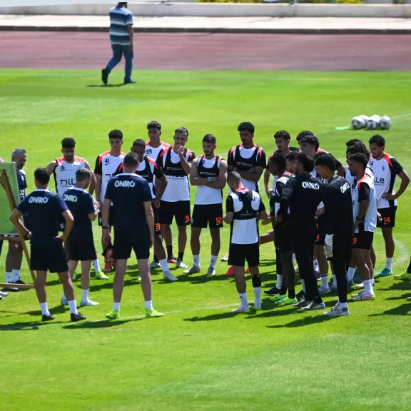 الزمالك يخوض مرانه الصباحي في الجيمانيزيوم