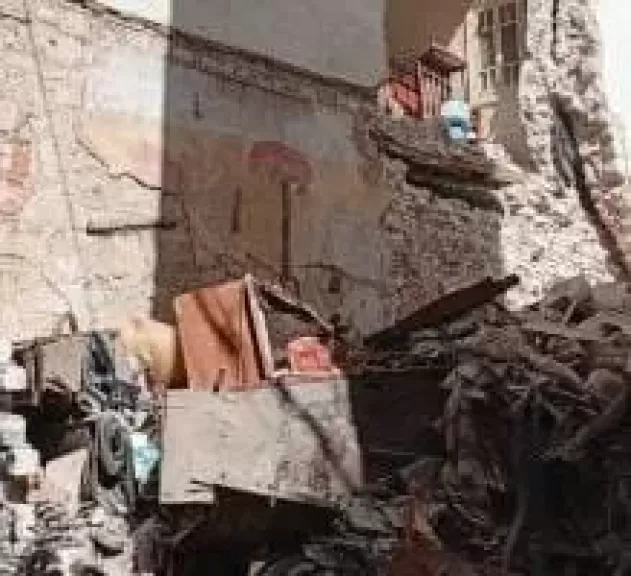 انهيار عقار بالعطارين دون خسائر بشرية في الإسكندرية