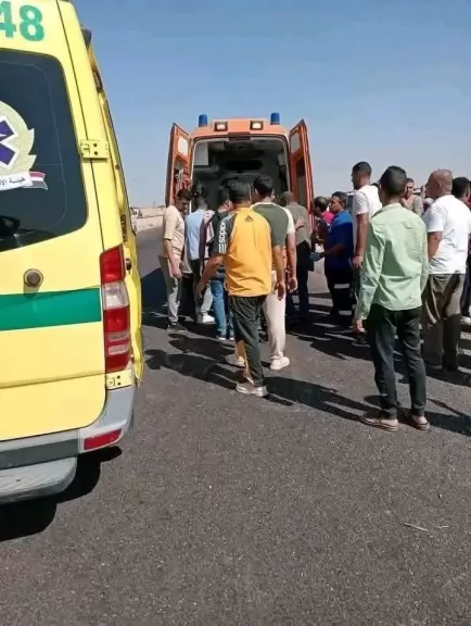 إصابة 11 عاملة في حادث بطريق كفر داود – السادات بالمنوفية