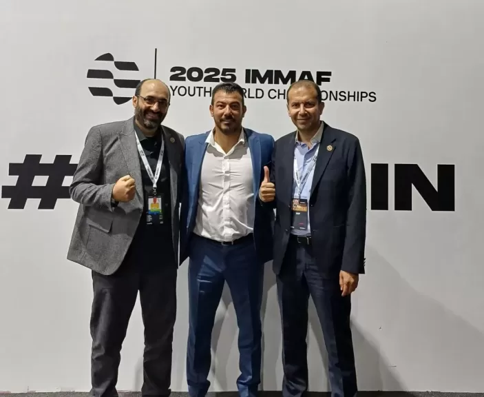 نائب رئيس اتحاد الجوجيتسو ورئيس لجنة الـMMA يشهدان بطولة العالم للفنون القتالية المختلطة بالإمارات
