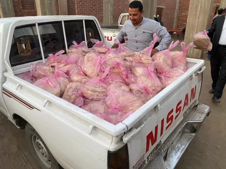 ضبط 6600 رغيف مدعم قبل تهريبها للسوق السوداء بالدقهلية