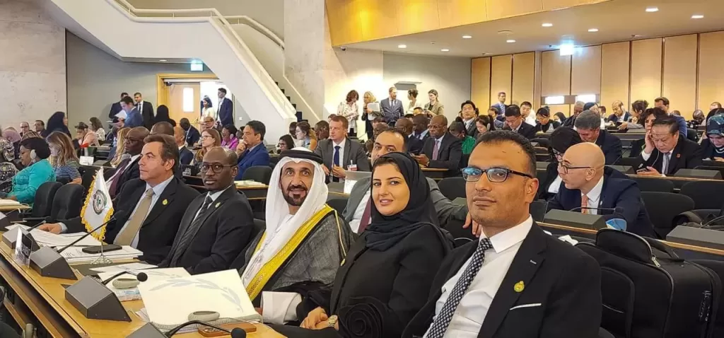 اليماحي يشارك في افتتاح المؤتمر العالمي السادس لرؤساء البرلمانات في جنيف .. وفي مقدمة مستقبليه رئيسة الاتحاد وأمينه العام وكبار مسؤولي الأمم المتحدة