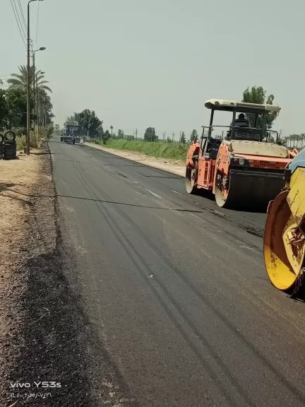 البحيرة: رصف طريق الكليات بالبستان بتكلفة 3 ملايين جنيه