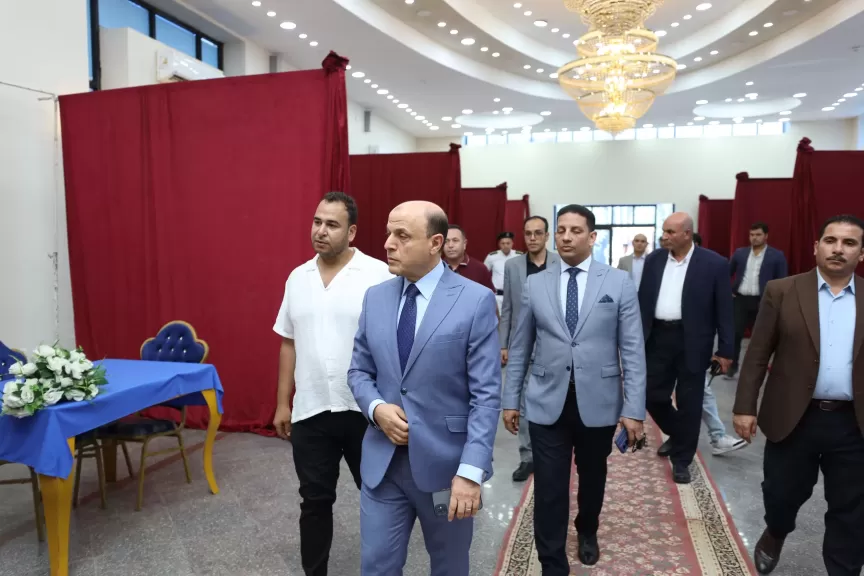 محافظ كفرالشيخ يتفقد تجهيزات اللجنة العامة لانتخابات مجلس الشيوخ 2025