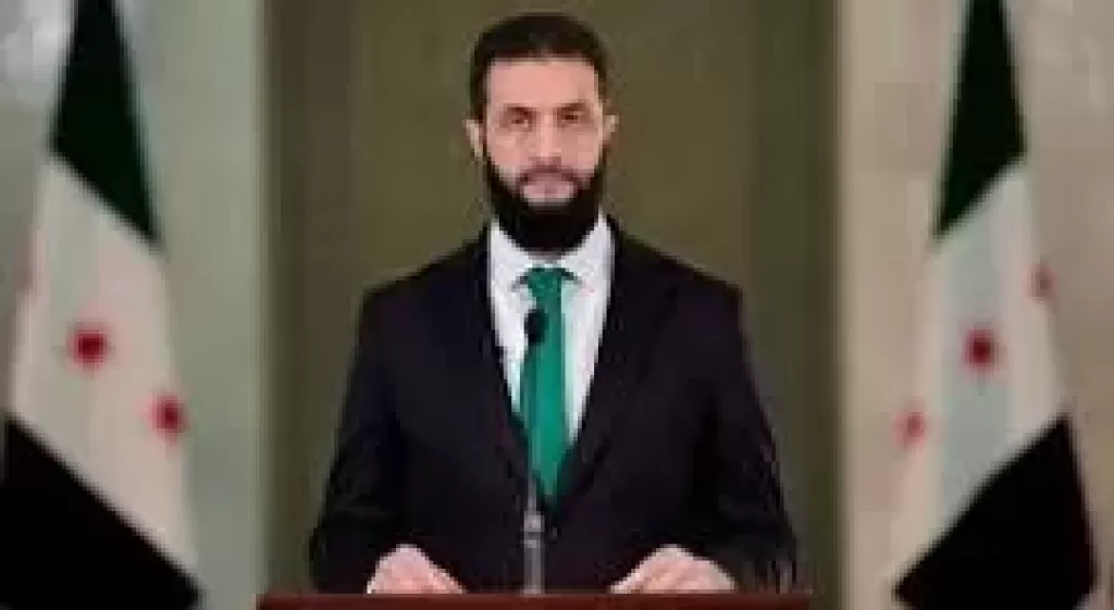 الرئيس السوري المؤقت احمد الشرع