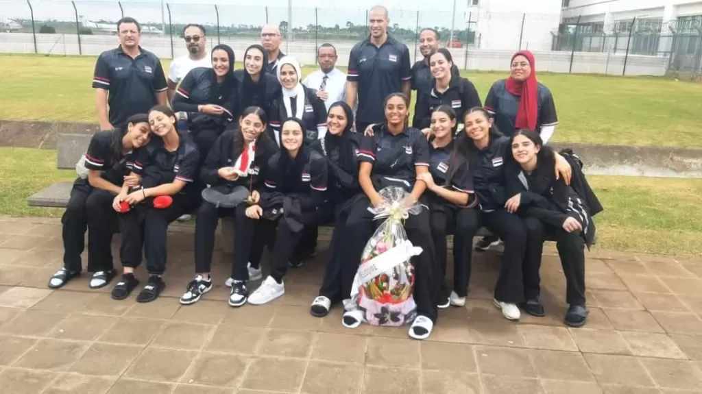 منتخب شابات الكرة الطائرة يصل  إلى الكاميرون للمشاركة في بطولة الأمم الإفريقية