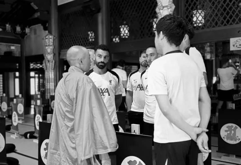 أول تعليق من محمد صلاح عن زيارة معبد إيكوين: تجربة ملهمة