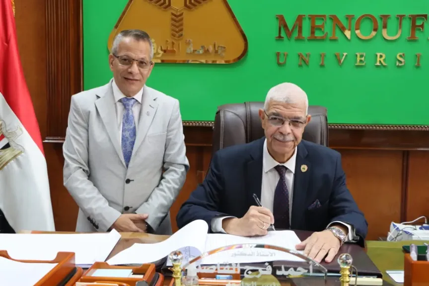 رئيس جامعة المنوفية يعتمد نتيجة تراكمي الفرقة الرابعة بكلية الإقتصاد المنزلي بنسبة نجاح 86,55٪