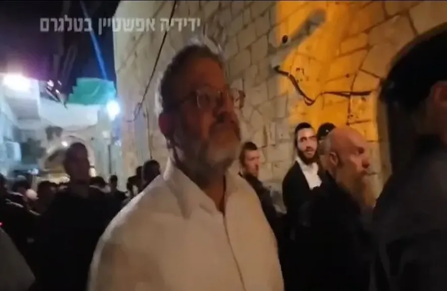 ماذا جاء برسالة بن جفير من قلب الحي الإسلامي في القدس القديمة بعد اقتحام الأقصى ؟