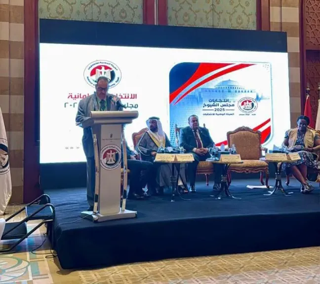 رئيس بعثة جامعة الدول العربية يشارك في برنامج المتابعة الدولية لانتخابات مجلس الشيوخ المصري 2025