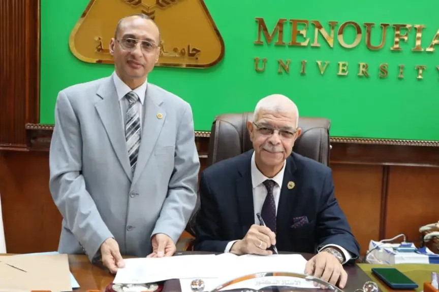 رئيس جامعة المنوفية يعتمد نتيجة بكالوريوس كلية الهندسة الالكترونية بمنوف بنسبة نجاح 88,17٪
