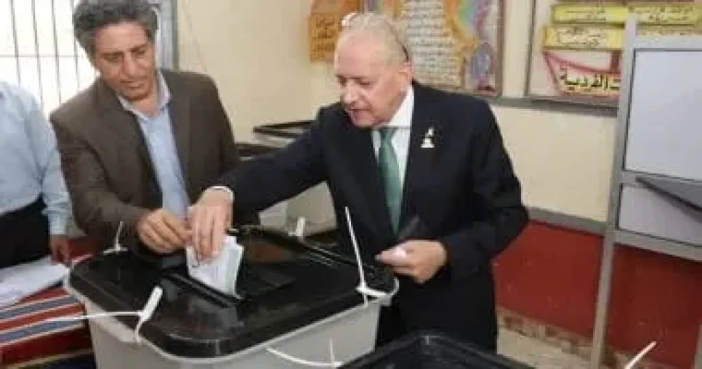 رئيس شركة المياة بالقليوبية يدلى بصوته بالقناطر الخيرية بانتخابات مجلس الشيوخ 2025