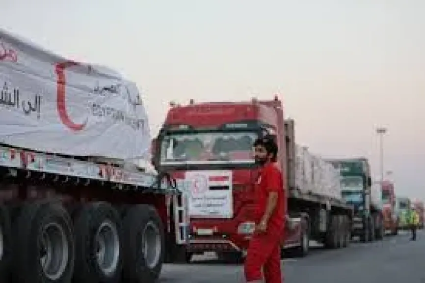 الاحتلال سمح بإدخال 14% فقط من المساعدات المطلوبة خلال 8 أيام