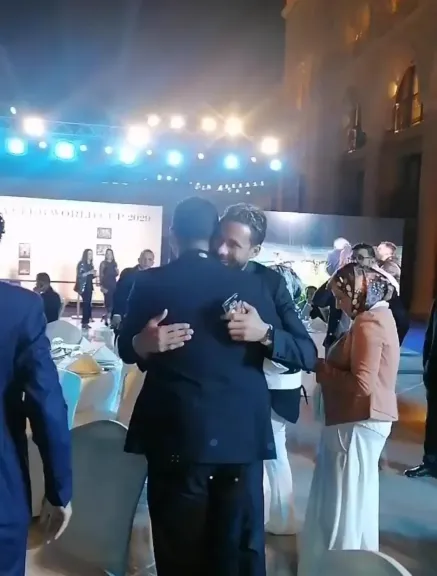 رمضان صبحي يتصدر حضور نجوم بيراميدز في احتفالية التتويج بدوري أبطال أفريقيا