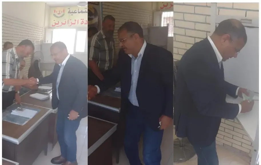واجب وطني.. النائب محمد زكي يُدلي بصوته في انتخابات مجلس الشيوخ