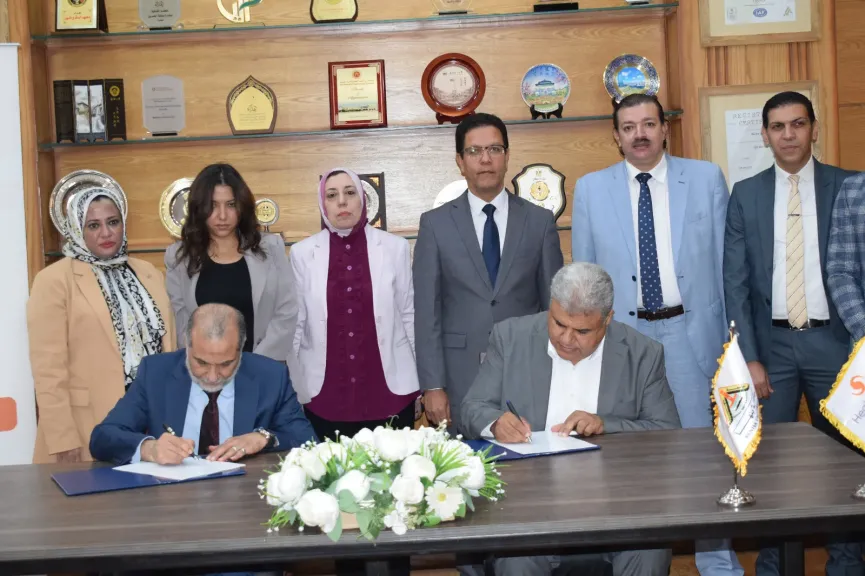 رئيس جامعة بنها يشهد توقيع بروتوكول تعاون بين كلية الحاسبات والذكاء الإصطناعى وشركة هيلث انسايتس
