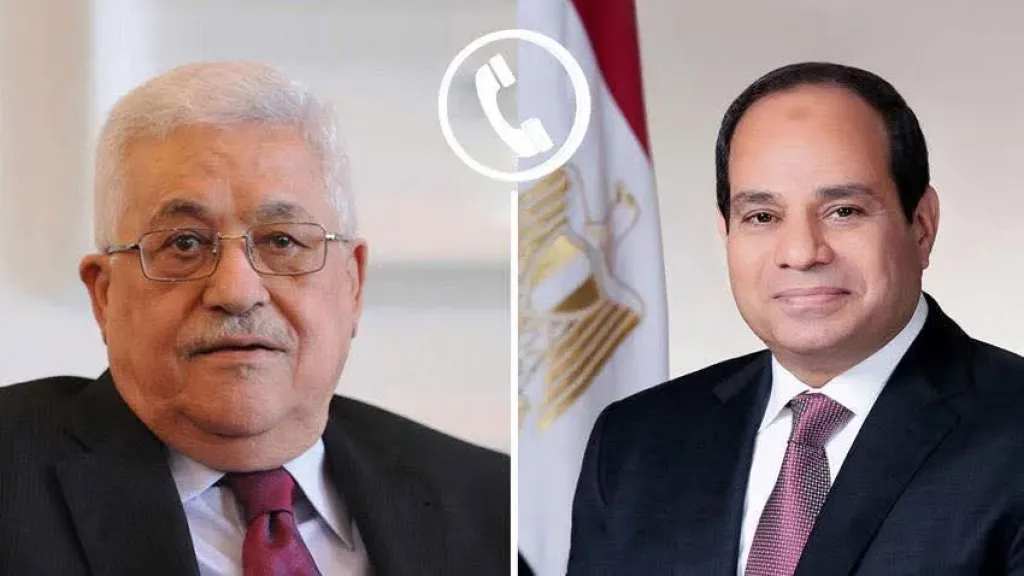 ماذا جاء في الاتصال بين كل من الرئيس السيسي ونظيره الفلسطيني؟