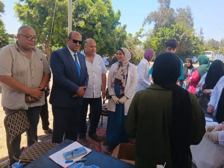 تحصين أكثر من 15 ألف رأس ماشية ضد الأمراض الوبائية والحُمى القلاعية بمدينة سيدي غازي في كفر الشيخ