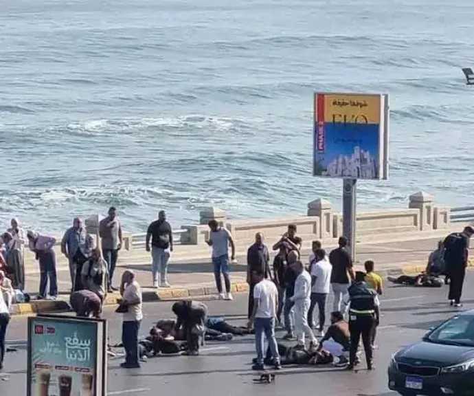 بالأسماء.. ارتفاع عدد ضحايا حادث كورنيش الشاطبى لحالتين وفاة و7 مصابين حتي الآن