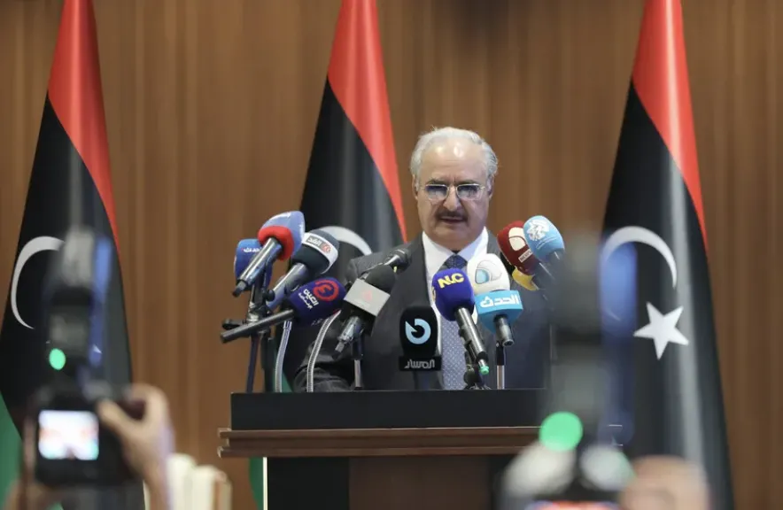 المشير حفتر القائد العام للجيش الليبي