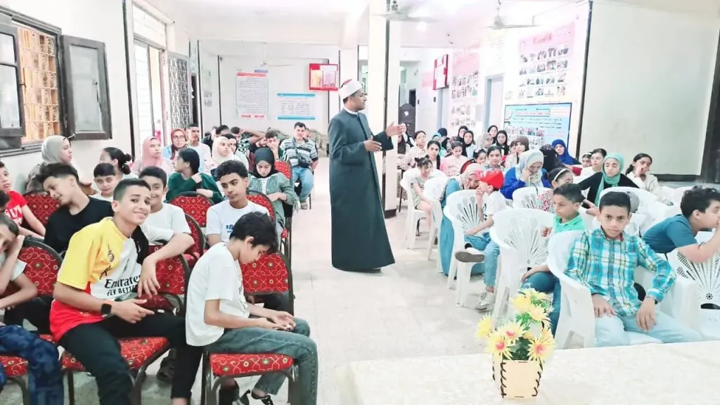 ”الشباب والرياضة” بالغربية تنظم ندوة دينية للنشء ضمن مبادرة إجازتك معانا”