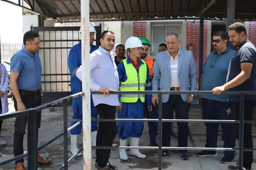رئيس ”مياه الغربية” يتفقد محطات الشرب والصرف بطنطا ويشيد بمستوى الأداء والصيانة