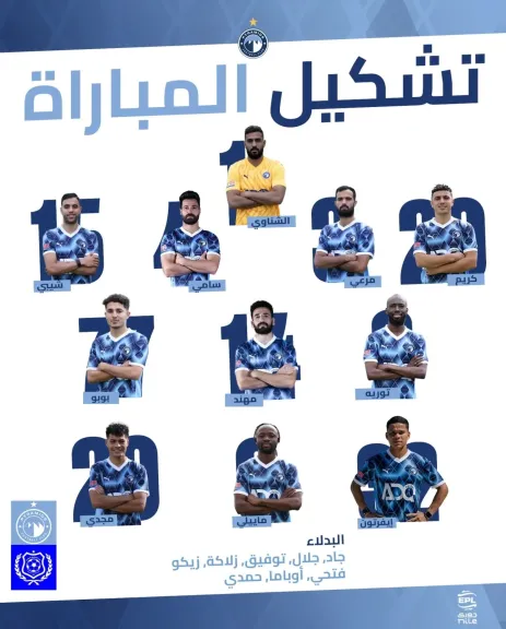تشكيل بيراميدز في مواجهة الإسماعيلي