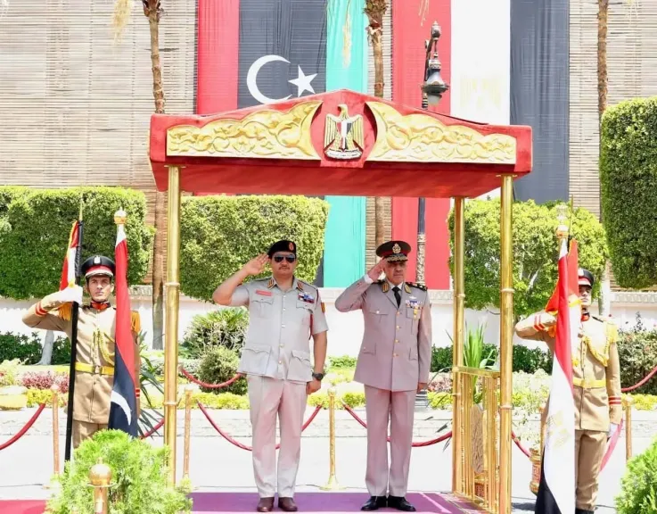 رئيس الأركان يهنئ صدام خليفة حفتر بمناسبة تعيينه نائبا للقائد العام للجيش الليبي