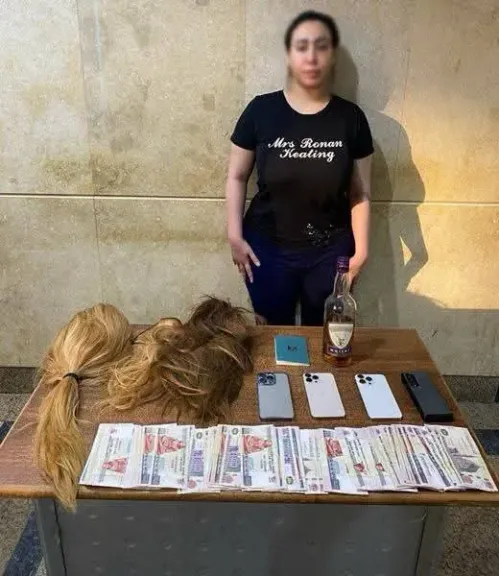 ضبط الراقصه بوسي لنشرها مقاطع فيديو  خادشة للحياء ومنافية للآداب العامة