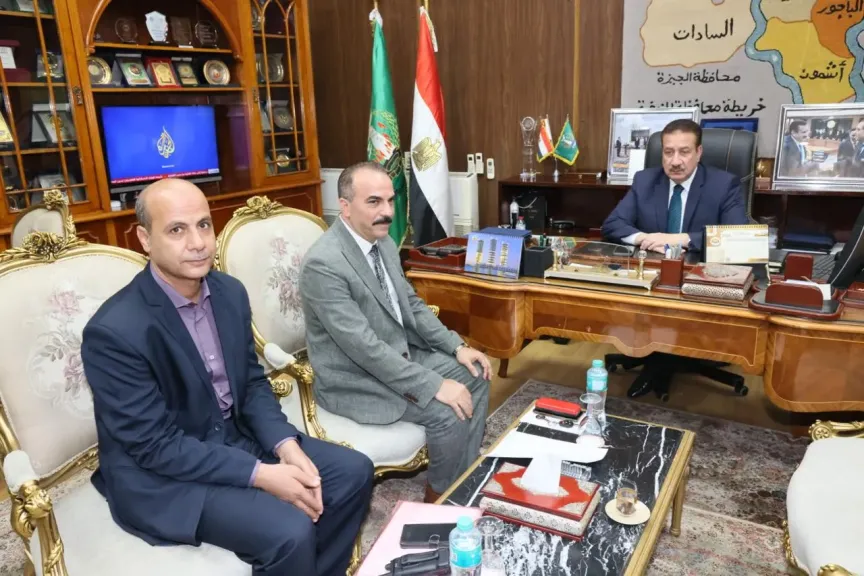محافظ المنوفية يلتقي مدير مديرية التضامن الاجتماعي الجديد لمناقشة خطط العمل المستقبلية