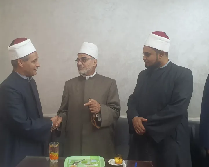 قيادات الأزهر بالغربية يهنئون ”السعيد” لتوليه رئاسة المنطقة الأزهرية