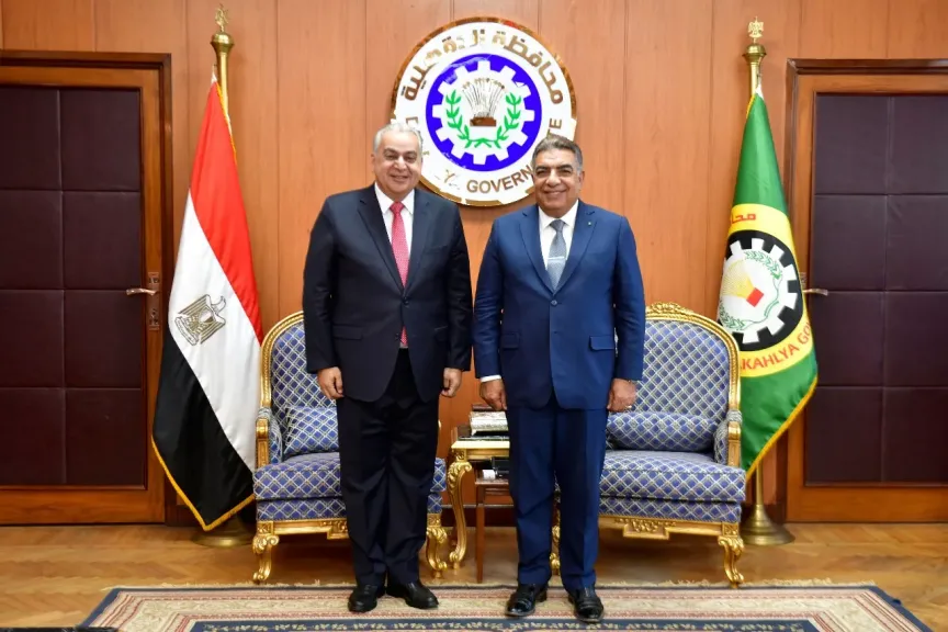 محافظ الدقهلية يستقبل مدير الأمن