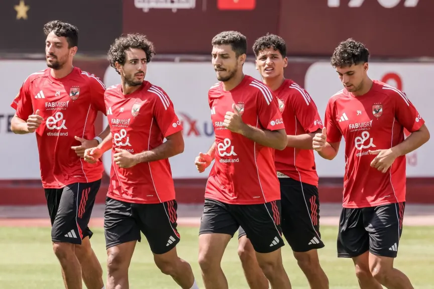 الأهلي يواصل تدريباته استعدادا لمواجهة غزل المحلة