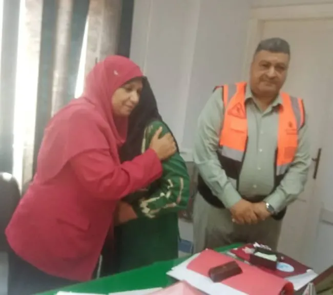 التدخل السريع بالغربية ينقذ سيدة بلا مأوى ويودعها دار رعاية المسنين