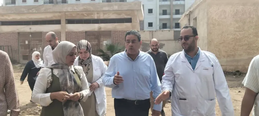 جولة وكيل وزارة الصحة والسكان للمستشفى 