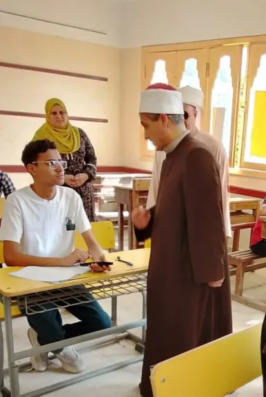 متابعة دقيقة لضمان انتظام امتحانات الدور الثاني للثانوية الأزهرية بالغربية