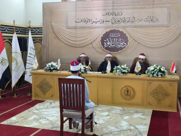 مسابقة دولة التلاوة لاختيار أفضل الأصوات بمسجد النصر بمحافظة الدقهلية