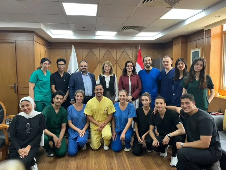 استمرار فعاليات برنامج «التبادل الطلابي» بكلية طب حلوان