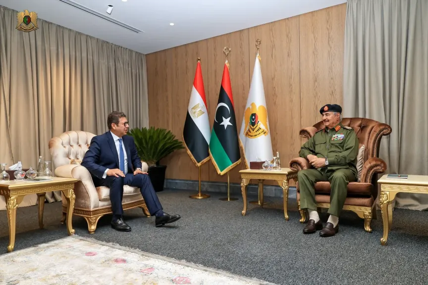 رئيس المخابرات العامة في بنغازي للقاء  حفتر وقيادات الجيش الليبي