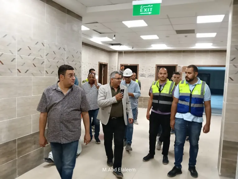 الصحة: مساعد الوزير يتفقد مشروع إنشاء مستشفى العبور التخصصي تمهيدًا لتشغيله