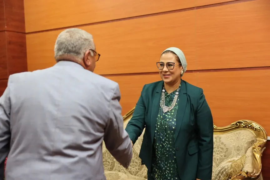 رئيسة القومي للمرأة تزور مدينة الشلاتين